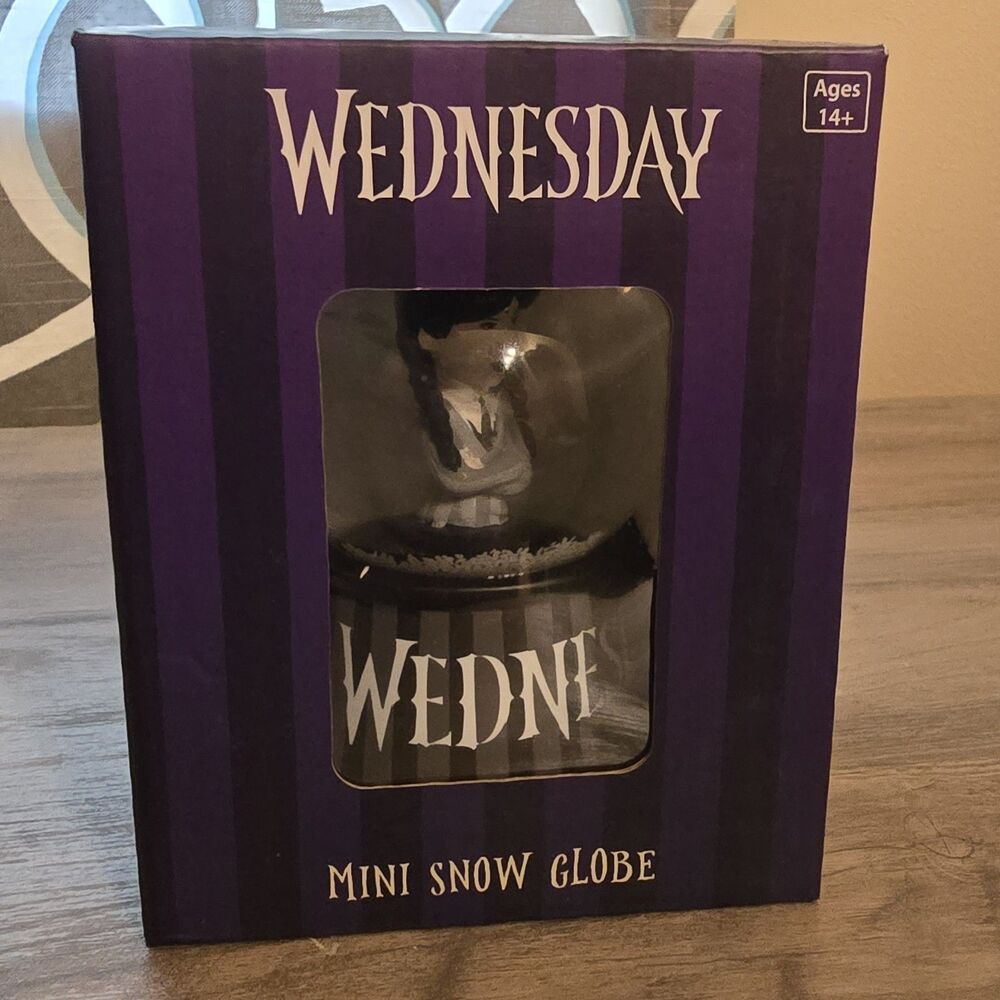 Wednesday Adams Mini Snow Globe 5" Brand New Lot For Customer